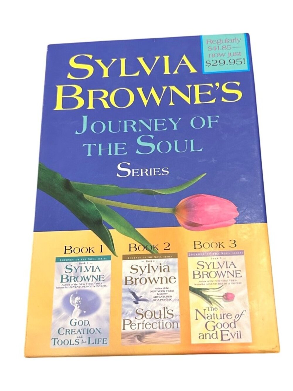 Sylvia Brownes Journey Of The Soul Series - 3 Hardcover Books Brand New